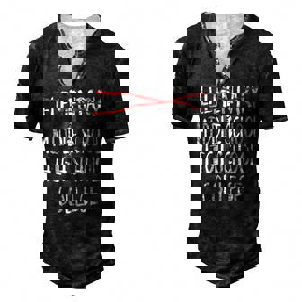 2022 Elementary Graduation-Fun Elementary School Graduation Men's Henley T-Shirt | Mazezy