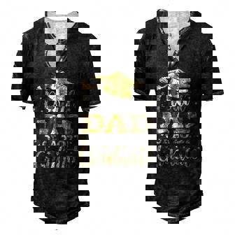 Dad Senior 2022 Proud Dad Of A Class Of 2022 Graduate Men's Henley T-Shirt | Mazezy