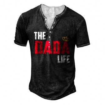 Mens The Dada Life Awesome Fathers Day Men's Henley T-Shirt | Mazezy