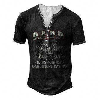 Dadd Dads Against Daughters Dating 2Nd Amendment Men's Henley T-Shirt | Mazezy