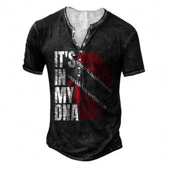 Its In My Dna Trinidad And Tobago Black History Month Men's Henley T-Shirt | Mazezy