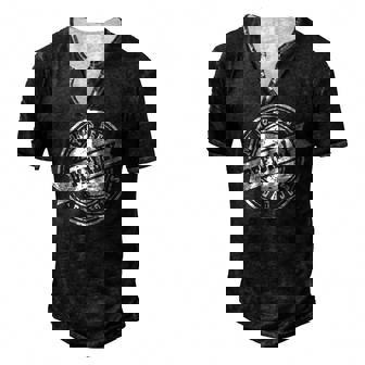 Mens New Dad My Jokes Are Officially Dad Jokes Men's Henley T-Shirt | Mazezy