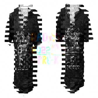 Proud Dad Of A 2022 Pre-K Graduate Unicorn Grad Senior Men's Henley T-Shirt | Mazezy