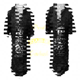 Mens Proud Tio Of A Class Of 2022 Graduate Senior Graduation Men's Henley T-Shirt | Mazezy