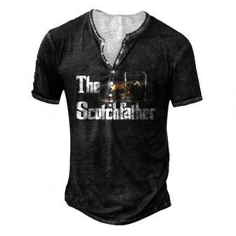 The Scotch Father Whiskey Lover From Her Classic Men's Henley T-Shirt | Mazezy
