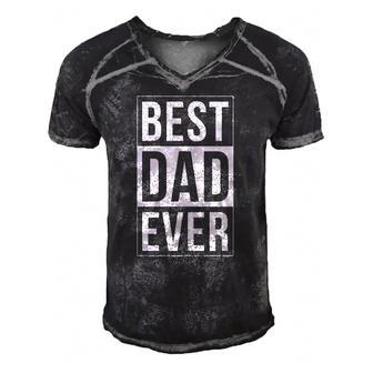 Best Dad Ever Mm0016  Men's Short Sleeve V-neck 3D Print Retro Tshirt