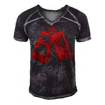 Boxing Apparel - Boxer Boxing Men's Short Sleeve V-neck 3D Print Retro Tshirt | Seseable CA