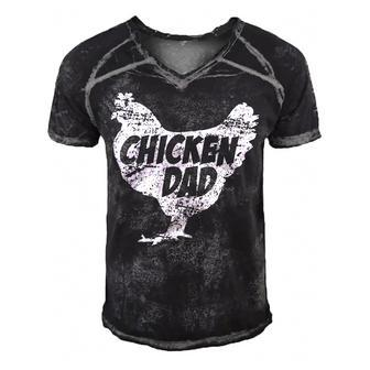 Chicken Chicken Chicken Dad - Funny Farm Farmer Father Gift Men's Short Sleeve V-neck 3D Print Retro Tshirt - Monsterry