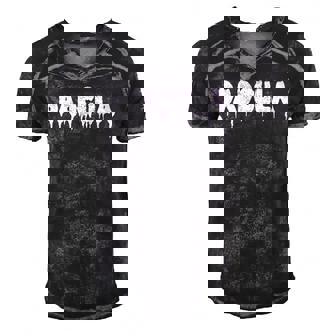 Dadcula Dracula Monster Halloween Costume Men's Short Sleeve V-neck 3D Print Retro Tshirt | Mazezy