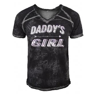 Daddys Girl Cute Daughter Love Dad Gift Tee Men's Short Sleeve V-neck 3D Print Retro Tshirt | Mazezy