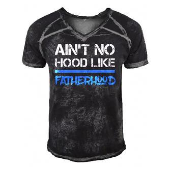 Fathers Day Dad Love Fatherhood Son Daughter Men's Short Sleeve V-neck 3D Print Retro Tshirt | Mazezy