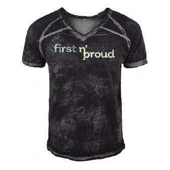 First And Proud New Dad Happy Fathers Day Men's Short Sleeve V-neck 3D Print Retro Tshirt | Mazezy