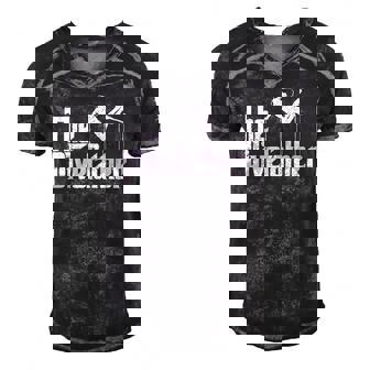 Funny Scuba Diving The Dive Father Gift Men's Short Sleeve V-neck 3D Print Retro Tshirt | Mazezy