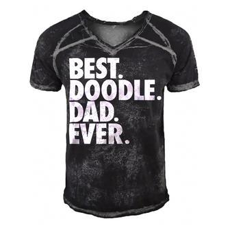 Goldendoodle Dad - Best Doodle Dad Ever Men's Short Sleeve V-neck 3D Print Retro Tshirt - Seseable