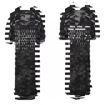 Guitar Strings Dad Guitarist Fathers Day Gift Guitar Men's Short Sleeve V-neck 3D Print Retro Tshirt | Mazezy