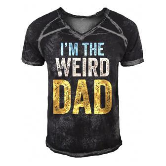 Having A Weird Dad Builds Character Im The Weird Dad Men's Short Sleeve V-neck 3D Print Retro Tshirt | Mazezy