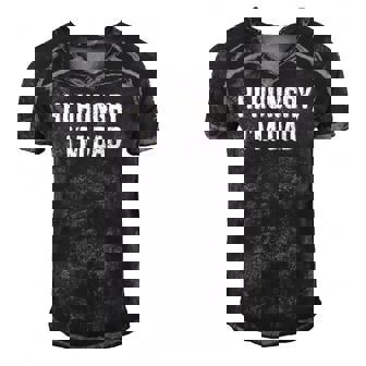 Hi Hungry Im Dad - Funny Mustache Dad Jokes Fathers Day Men's Short Sleeve V-neck 3D Print Retro Tshirt | Mazezy