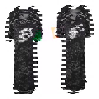 Ireland Flag Jersey Ireland Soccer Team Ireland Men's Short Sleeve V-neck 3D Print Retro Tshirt | Mazezy