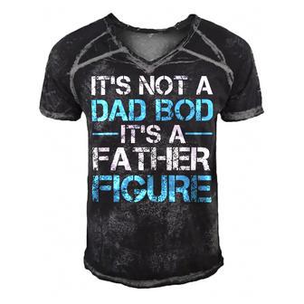 Its Not A Dad Bod Its A Father Figure Fathers Day Men's Short Sleeve V-neck 3D Print Retro Tshirt | Favorety UK