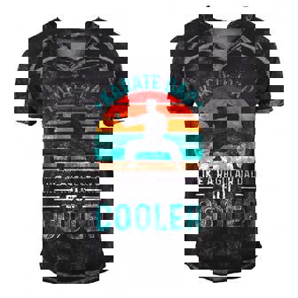 Karate Dad Like Regular Dad Only Cooler Fathers Day Gift Men's Short Sleeve V-neck 3D Print Retro Tshirt - Monsterry