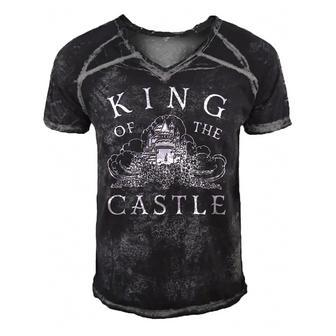 King Of The Castle Home Tee For Father Of The House Men's Short Sleeve V-neck 3D Print Retro Tshirt | Mazezy