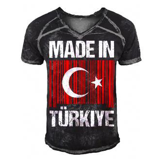 Made In Turkey Flag Turkish 8 Shirt Men's Short Sleeve V-neck 3D Print Retro Tshirt | Favorety CA