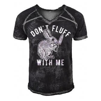 Mens Dont Fluff With Me Tshirt Funny Bunny Rabbit Easter Graphic Novelty Tee 176 Trending Men's Short Sleeve V-neck 3D Print Retro Tshirt | Favorety