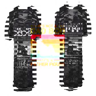 Mens Its Not A Dad Bod Its A Father Figure Fathers Day Dad Bod Men's Short Sleeve V-neck 3D Print Retro Tshirt | Mazezy