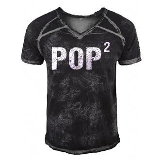Mens Pop Squared Pop To The Second Power Gramps Men's Short Sleeve V-neck 3D Print Retro Tshirt | Mazezy