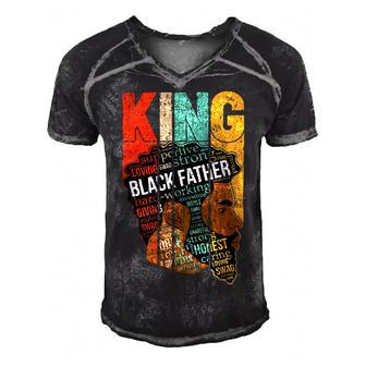 Mens Strong Black King Juneteeth African American Father Day 31 Shirt Men's Short Sleeve V-neck 3D Print Retro Tshirt | Favorety AU