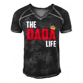 Mens The Dada Life Awesome Fathers Day Men's Short Sleeve V-neck 3D Print Retro Tshirt | Mazezy