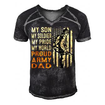 My Son Is Soldier Proud Military Dad 715 Shirt Men's Short Sleeve V-neck 3D Print Retro Tshirt | Favorety CA