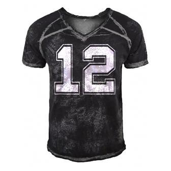 Number 12 Baseball Football Soccer Fathers Day Gift Men's Short Sleeve V-neck 3D Print Retro Tshirt | Mazezy