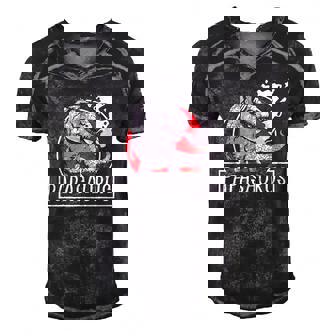 Papasaurus Fossils Dinsosaur Family Dad Men's Short Sleeve V-neck 3D Print Retro Tshirt | Mazezy