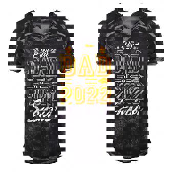 Proud Dad Of A Class Of 2022 Graduate Senior 2022 Daddy Men's Short Sleeve V-neck 3D Print Retro Tshirt | Mazezy