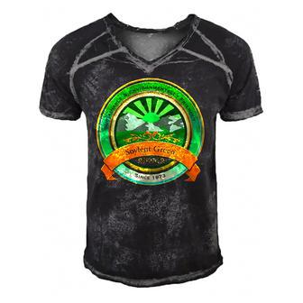 Soylent Green - Environmentally Stable And Sustainable Men's Short Sleeve V-neck 3D Print Retro Tshirt | Mazezy