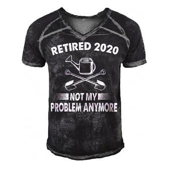 This 2020 Retirement Funny Garden 556 Shirt Men's Short Sleeve V-neck 3D Print Retro Tshirt | Favorety