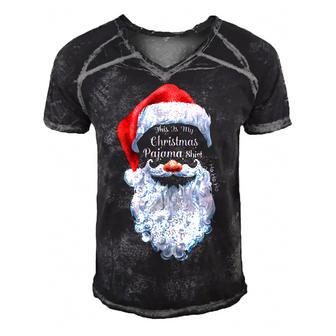 This Is My Christmas Pajama 877 Shirt Men's Short Sleeve V-neck 3D Print Retro Tshirt | Favorety