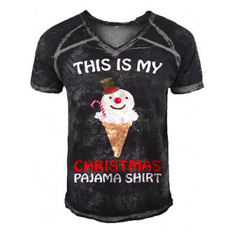 This Is My Christmas Pajama 879 Shirt Men's Short Sleeve V-neck 3D Print Retro Tshirt | Favorety DE