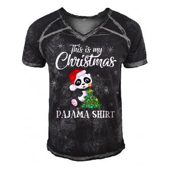 This Is My Christmas Pajama 880 Shirt Men's Short Sleeve V-neck 3D Print Retro Tshirt | Favorety