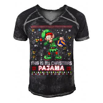 This Is My Christmas Pajama Volleyball 874 Shirt Men's Short Sleeve V-neck 3D Print Retro Tshirt | Favorety CA