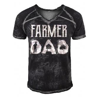 Tractor Dad Farming Father Farm Lover Farmer Daddy V2 Men's Short Sleeve V-neck 3D Print Retro Tshirt - Seseable
