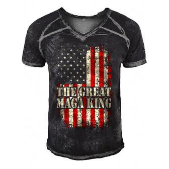 Ultra Maga Eagle 2022 The Return Of The Great Maga King Ultra Maga Tee American Flag Ultra Meg Men's Short Sleeve V-neck 3D Print Retro Tshirt - Monsterry DE