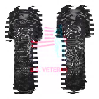 Veteran I Served I Sacrificed I Regret Nothing Im A Us Veteran 250 Navy Soldier Army Military Men's Short Sleeve V-neck 3D Print Retro Tshirt - Monsterry
