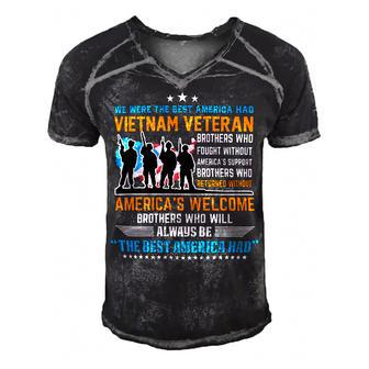 Veteran Veterans Day Vietnam Veteran Best America Had Proud Military Veteran 63 Navy Soldier Army Military Men's Short Sleeve V-neck 3D Print Retro Tshirt - Monsterry