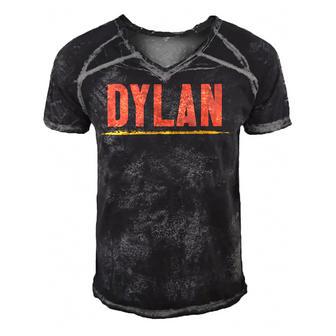 Vintage Retro Bob Dylan&X27S Underline Fans Art Men Women Men's Short Sleeve V-neck 3D Print Retro Tshirt | Favorety DE