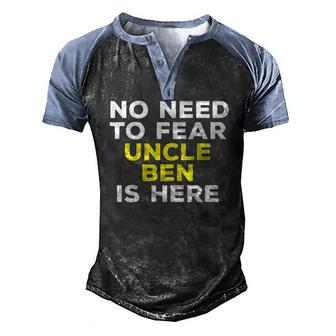 Mens Mens Ben Uncle Family Graphic Name Men's Henley Raglan T-Shirt | Mazezy