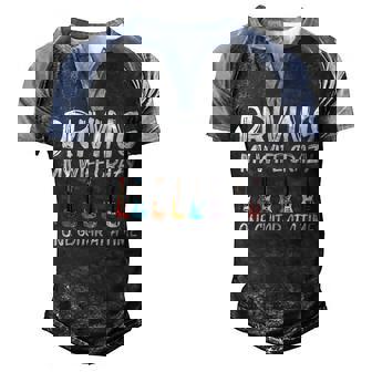 Cool Guitar Gift For Men Women Acoustic Guitarist Band Music Men's Henley Shirt Raglan Sleeve 3D Print T-shirt | Seseable CA