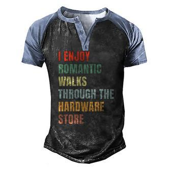 Dad Handyman Hardware Store Tools Plumber Men's Henley Raglan T-Shirt | Mazezy