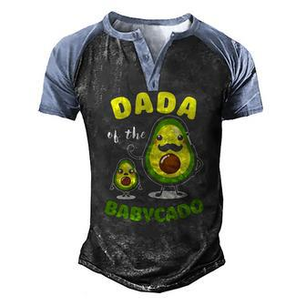 Dada Of The Babycado Avocado Family Matching Men's Henley Raglan T-Shirt | Mazezy